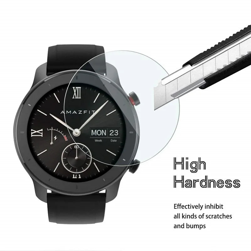 For Xiaomi Huami Amazfit GTR 42mm 47mm Tempered Glass Screen Protector Film for Xiaomi Huami Amazfit GTR Smart Watch Glass Films