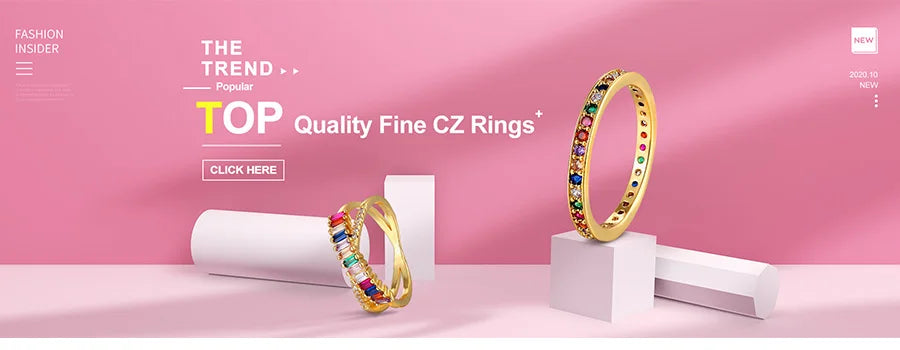 Nidin New Trendy Crystal Double Deck Cross Rings Charm Cubic Zirconia Intersect Opening Adjustable Finger Ring Jewelry Gift