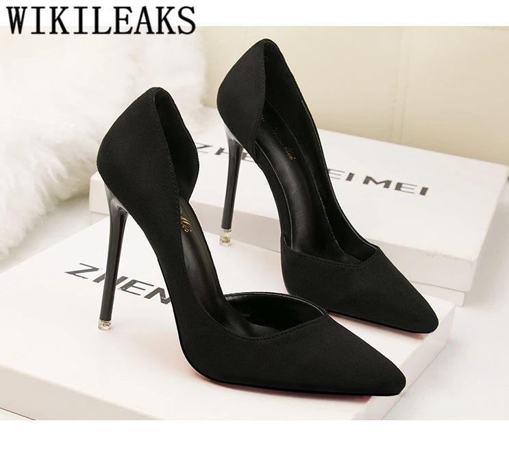 Luxury Heels Elegant Shoes Woman 2026 Red Heels Wedding Shoes Bride Stiletto Black Heels Office Shoes Women Scarpe Donna Tacco