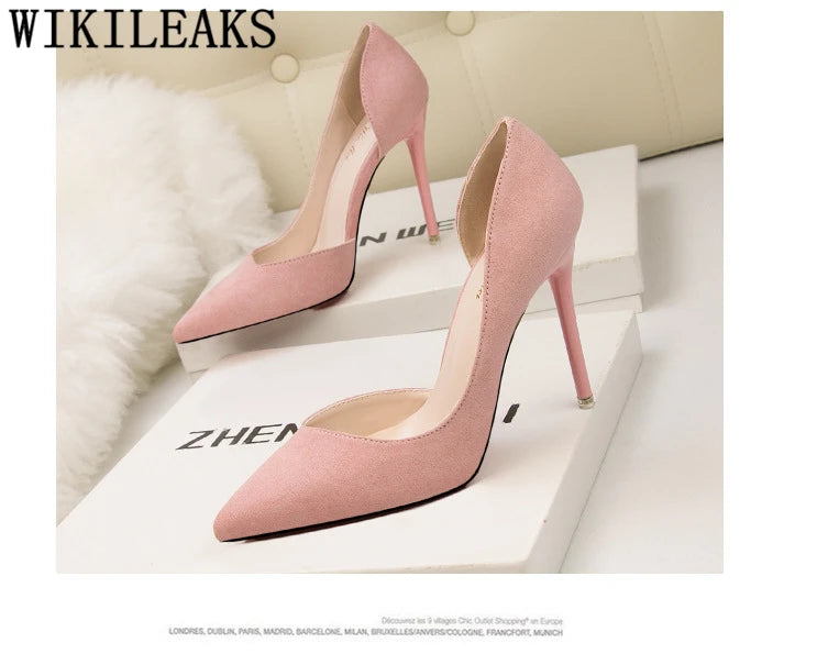 Luxury Heels Elegant Shoes Woman 2026 Red Heels Wedding Shoes Bride Stiletto Black Heels Office Shoes Women Scarpe Donna Tacco