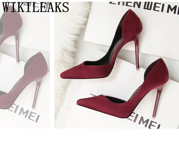 Luxury Heels Elegant Shoes Woman 2026 Red Heels Wedding Shoes Bride Stiletto Black Heels Office Shoes Women Scarpe Donna Tacco