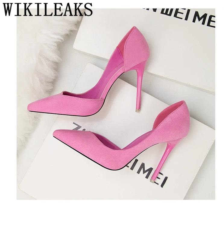 Luxury Heels Elegant Shoes Woman 2026 Red Heels Wedding Shoes Bride Stiletto Black Heels Office Shoes Women Scarpe Donna Tacco