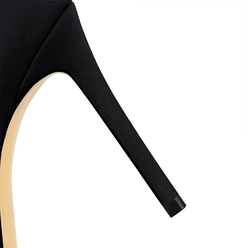 BIGTREE Shoes Women Boots Fashion Ankle Boots Pointed Toe Stretch Boots Autumn Stiletto Socks Boots High Heels Ladies Shoes 2026
