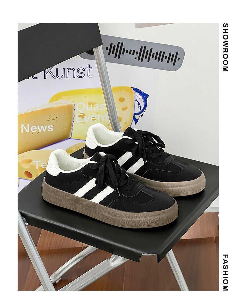 2026 Autumn New Luxury Shoes for Woman Classic Sneakers Women Leather Retro Low Cut Lace -up Casual Women Sneakers Plus Size 44