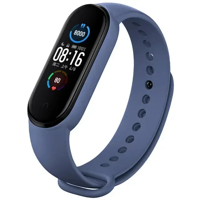 Watch Strap For Xiaomi Mi Band 7 6 5 4 3 Wristband Silicone Bracelet Wrist Straps MiBand 3/4 band5 band6 Smart watch Accessories