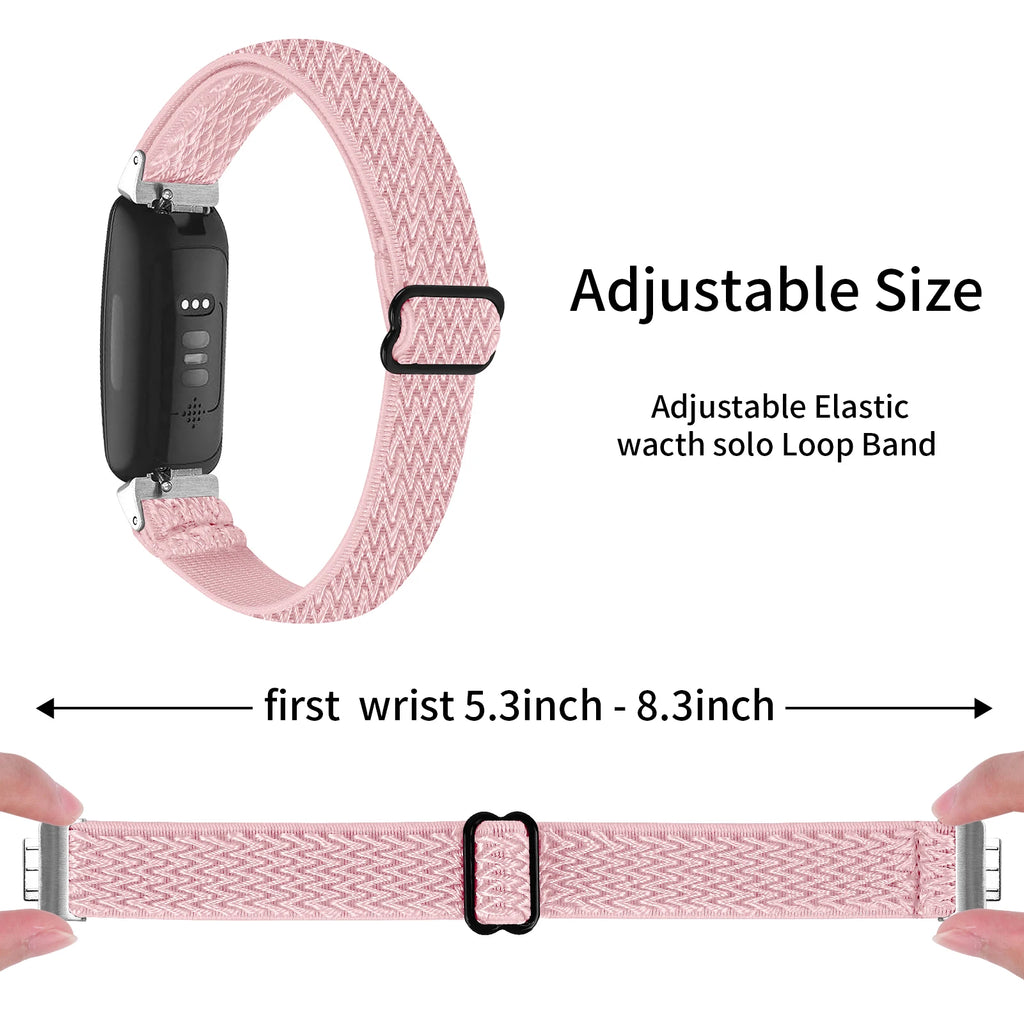 Nylon elastic band for Fitbit inspire 2 /ace 3 2 smart Watch adjustable Bracelet strap for fitbit inspire / Inspire 3 Wristband
