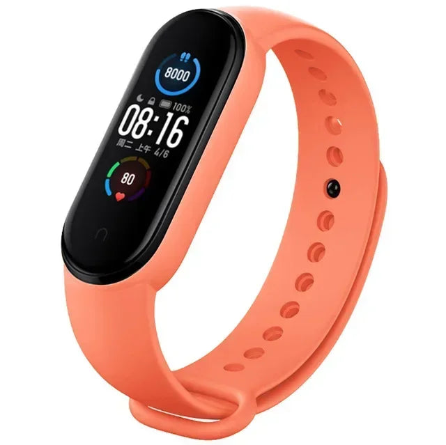 Watch Strap For Xiaomi Mi Band 7 6 5 4 3 Wristband Silicone Bracelet Wrist Straps MiBand 3/4 band5 band6 Smart watch Accessories