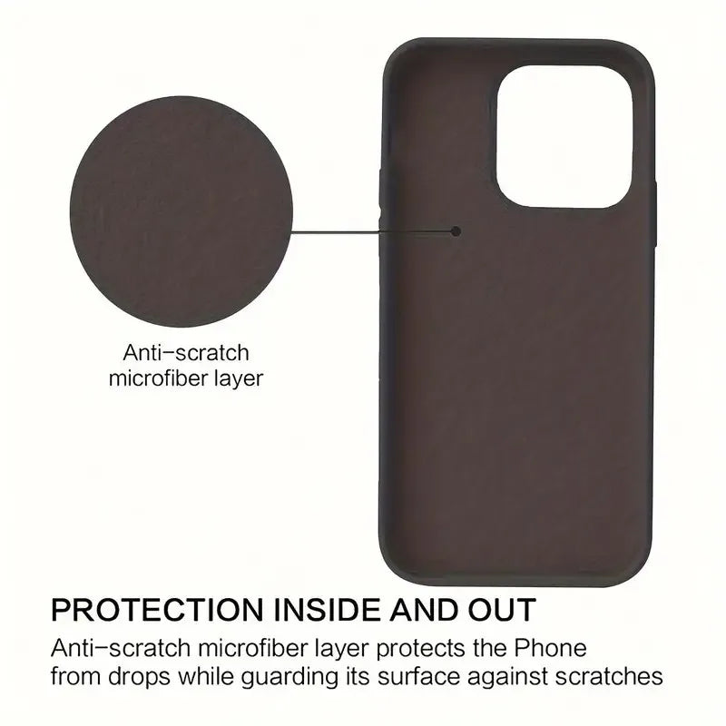 Luxury Solid Color Liquid Silicone Soft Phone Case For iPhone 16 Pro Max 11 13 12 14 15 Pro Max Shockproof Protection Back Cover