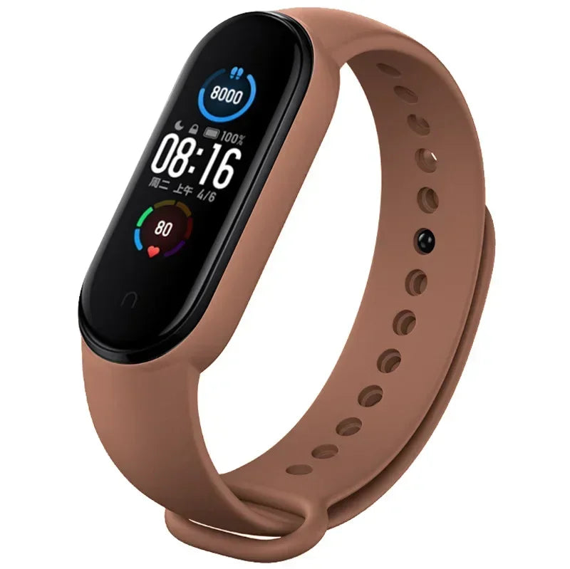 Watch Strap For Xiaomi Mi Band 7 6 5 4 3 Wristband Silicone Bracelet Wrist Straps MiBand 3/4 band5 band6 Smart watch Accessories