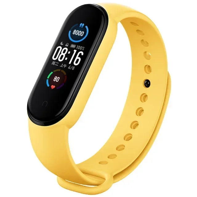 Watch Strap For Xiaomi Mi Band 7 6 5 4 3 Wristband Silicone Bracelet Wrist Straps MiBand 3/4 band5 band6 Smart watch Accessories