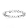 Trumium 100% 925 Sterling Silve Ring Simple Zircon Stackable Round CZ Finger Rings For Women Party Wedding  Fine Jewelry