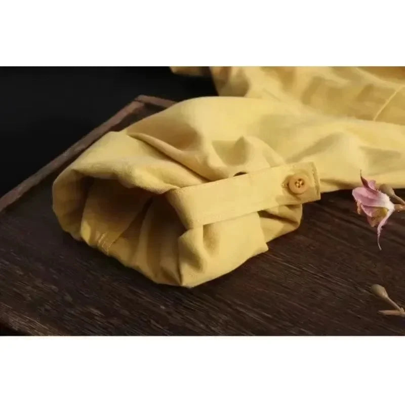 Plus Size Women Tops Blouses Loose Breathable Midi clothing Korean Casual Shirts Women Simple Solid Female Long Sleeved Blouses