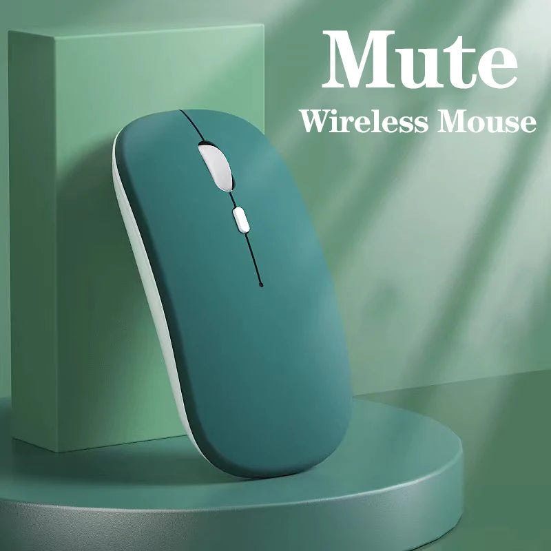 Silent Bluetooth-compatible Mouse Computer Laptop Optical Mouse Wireless For iPad Mini Tablet Notebook Universal Mice Noiseless