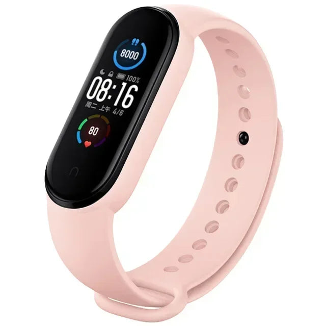 Watch Strap For Xiaomi Mi Band 7 6 5 4 3 Wristband Silicone Bracelet Wrist Straps MiBand 3/4 band5 band6 Smart watch Accessories
