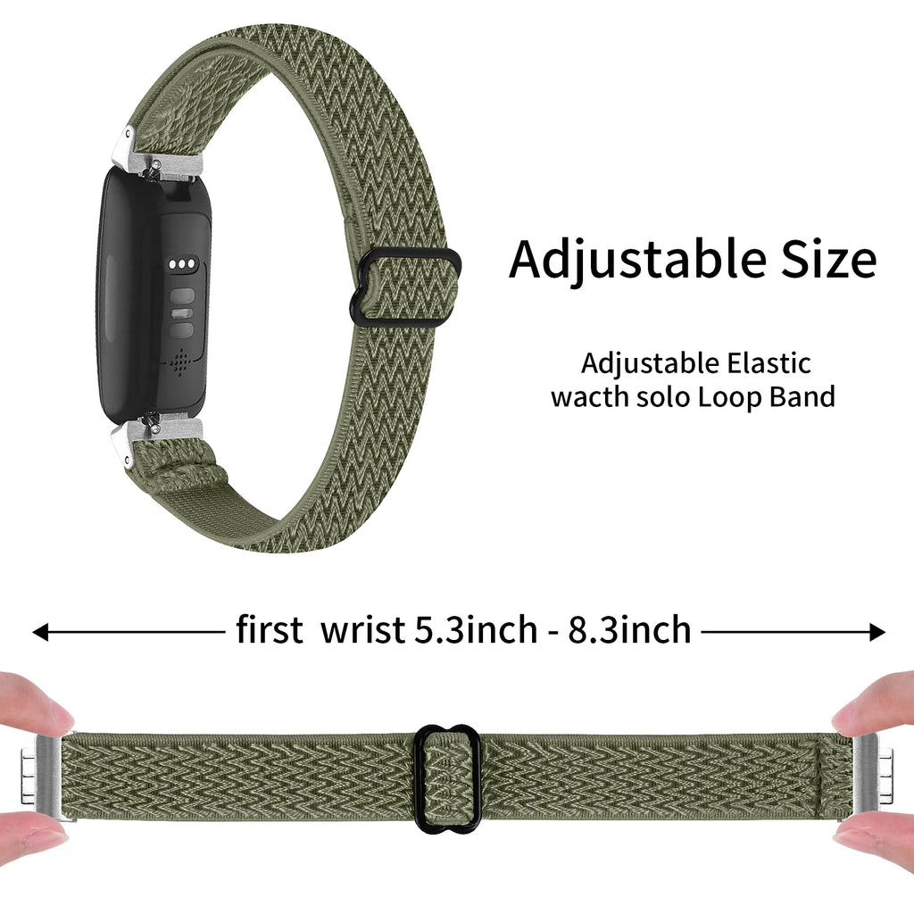 Nylon elastic band for Fitbit inspire 2 /ace 3 2 smart Watch adjustable Bracelet strap for fitbit inspire / Inspire 3 Wristband