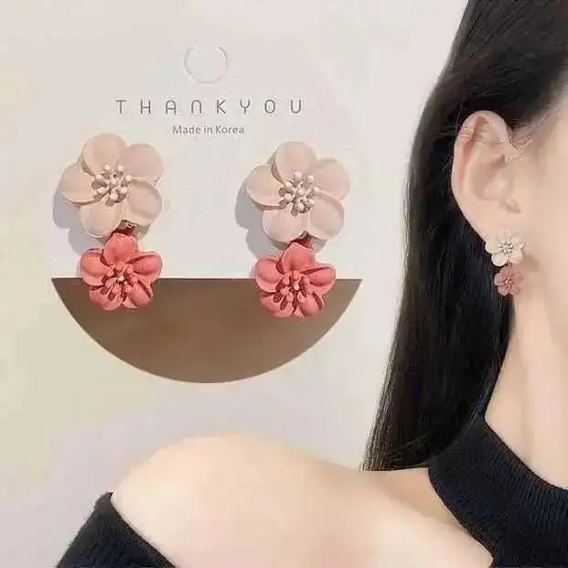 925 Silver Needle Korean Fashion Crystal Pearl Drop Earrings For Women Jewelry 2026 Trending New Luxury Zircon Women's Earrings
