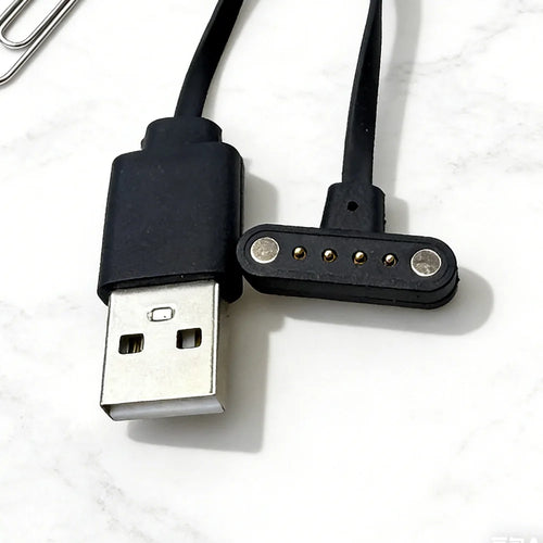 1 Piece 4 Pin Magnetic Charging Cable USB Charge Power Data transfer 3.0mm Space Grid Pogo Pin 4 Pins T Shape DM98 Smart Watch