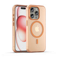 Matte touch magnetic phone case with a skin friendly feel For iPhone  15 14 12 13 Pro Max Shockproof Soft TPU Back Cover