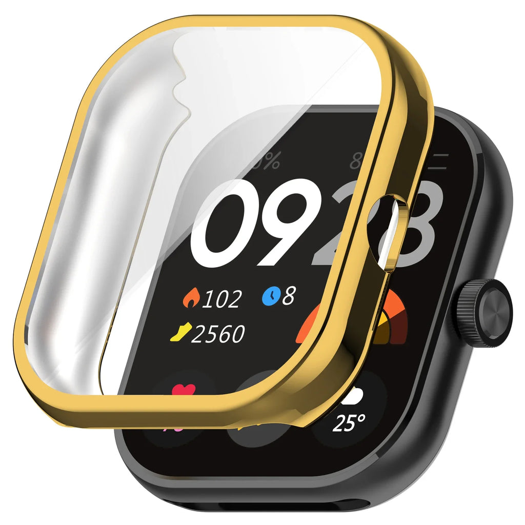 TPU Screen Protector case For Redmi Watch 4 Smart Watch Silicone Bumper Accessories For Redmi watch 3 active Protector Frame