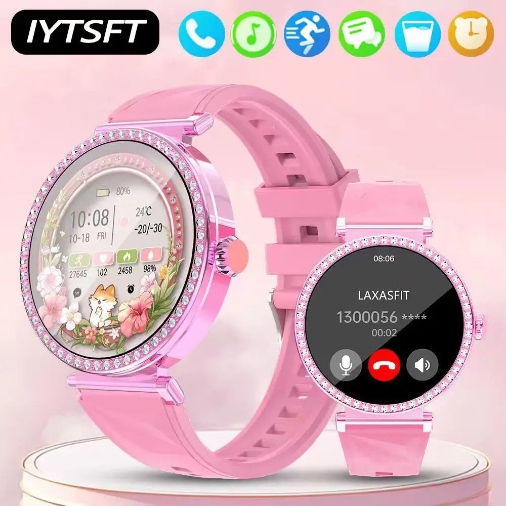 IYTSFY Smartwatch Luxury Fashion Female Physiological Reminder Bluetooth Music Women's Fashion Smart Watch Holiday Gift