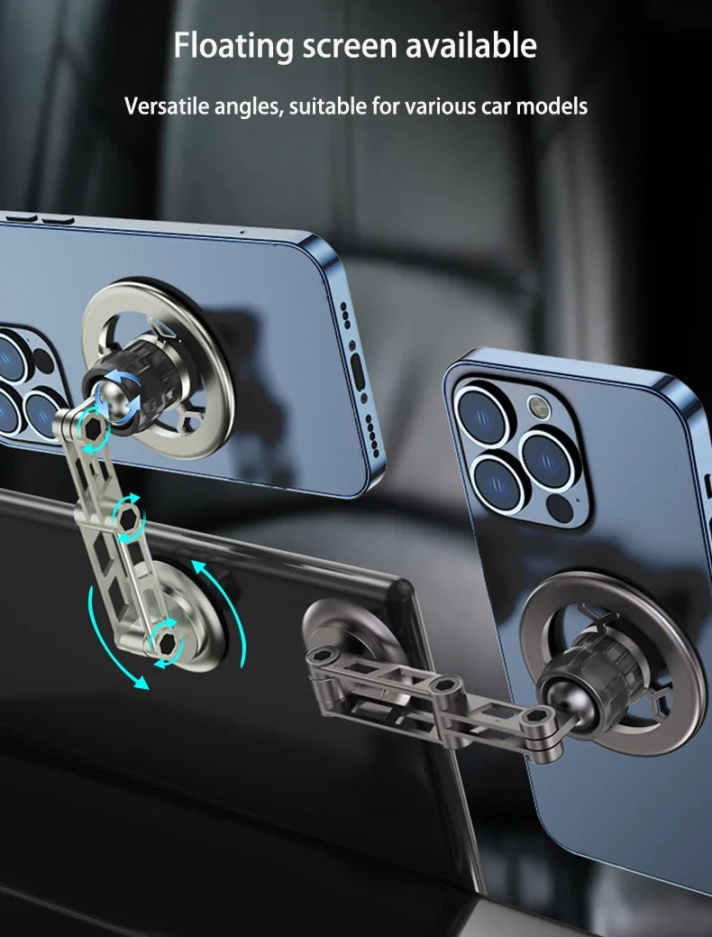 Universal 360° Rotation Magnetic Car Phone Holder Instrument desk support in Car For iPhone 17 16 15 14 13 12 Pro Max Samsung