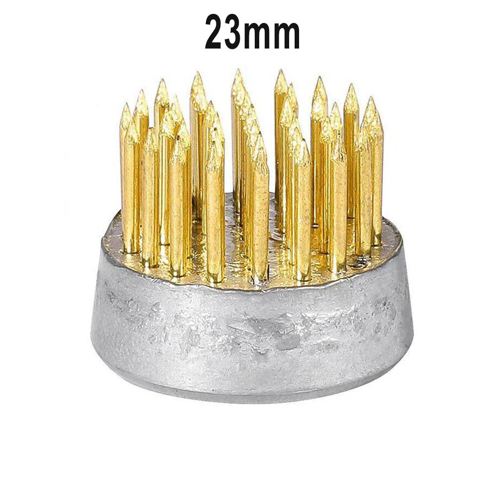 Round For Flower Base Holder Spiky Frog Fixed Tool Floral Arrange Small Gold Pin Flower Frog Arranging Holder