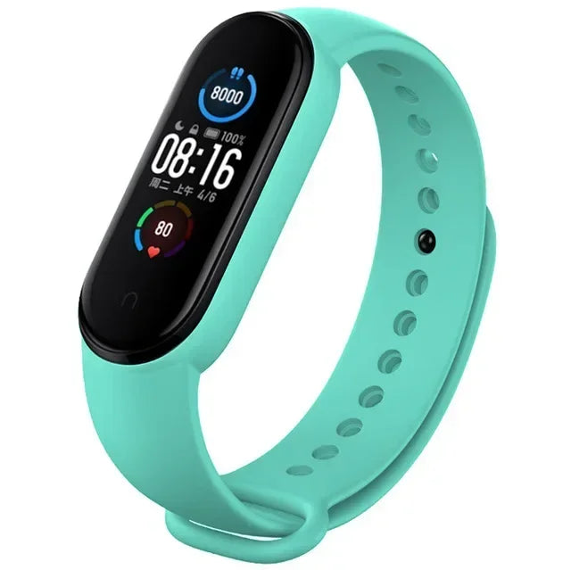 Watch Strap For Xiaomi Mi Band 7 6 5 4 3 Wristband Silicone Bracelet Wrist Straps MiBand 3/4 band5 band6 Smart watch Accessories