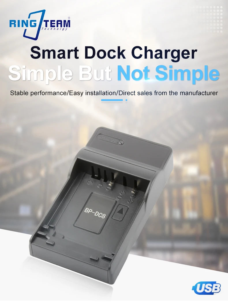 BP-DC8 BPDC8 BP DC8 BP-DC8E DC8E BP-DC8-E Battery USB Charger For LEICA X1 X2 X-1 X-2 MINI-M X-VARIO MINIM XVARIO X VARIO