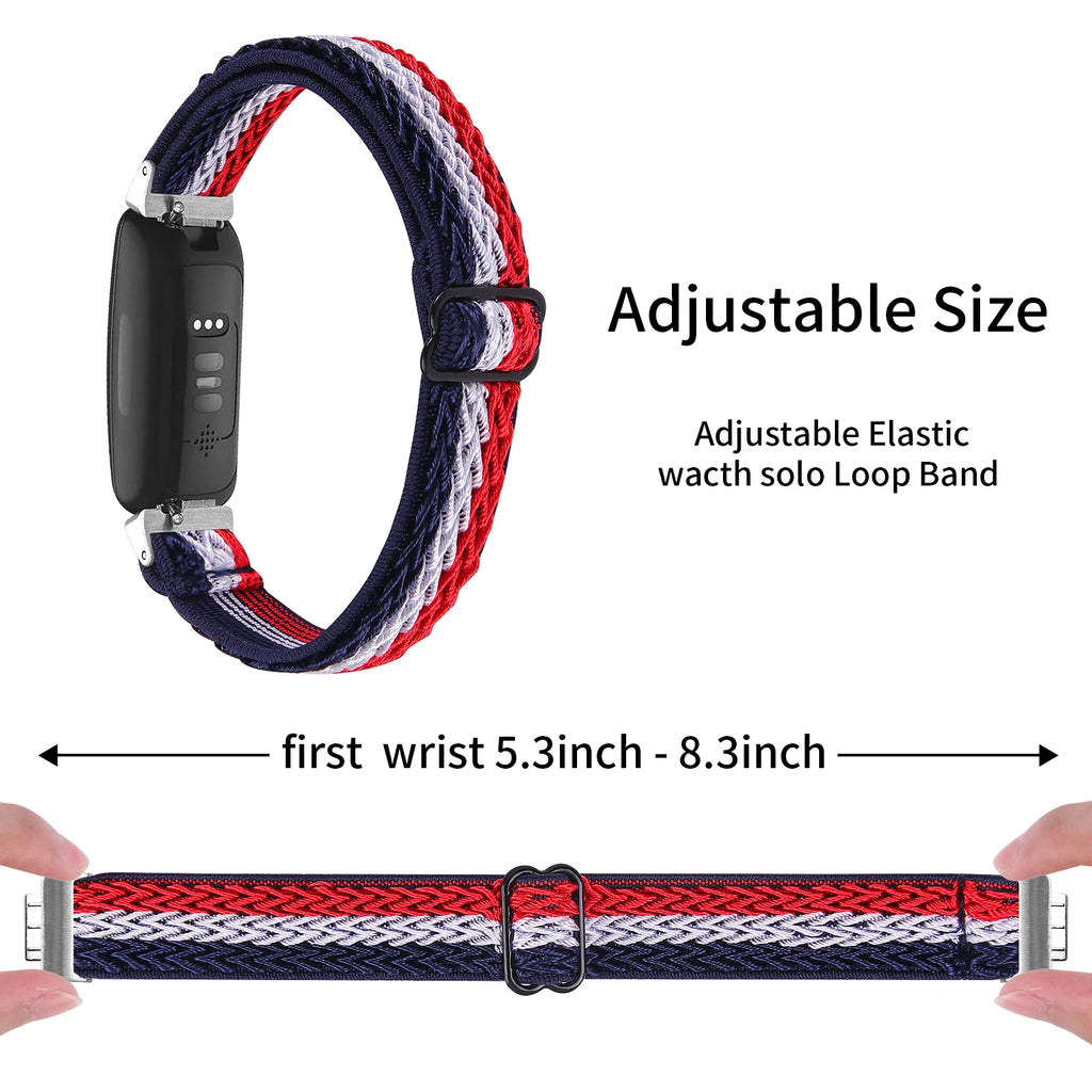 Nylon elastic band for Fitbit inspire 2 /ace 3 2 smart Watch adjustable Bracelet strap for fitbit inspire / Inspire 3 Wristband