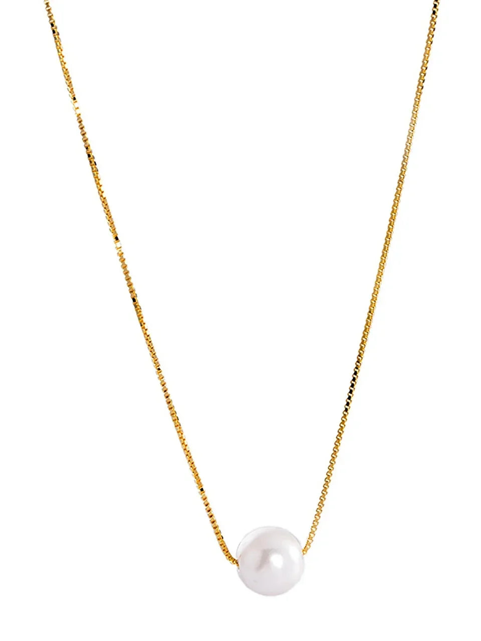 925 Sterling Silver Fashion Luxury White 6MM 8MM 10MM Mother of Pearl Pendant Necklace for Women Wedding Jewelry Accessories