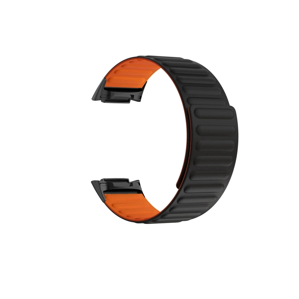 Wrist Strap For Fitbit charge 6 5 Magnetic Silicone Smart Watch Strap Wristband For Fit Bit Charge6 5 Belt Bracelet Accessories