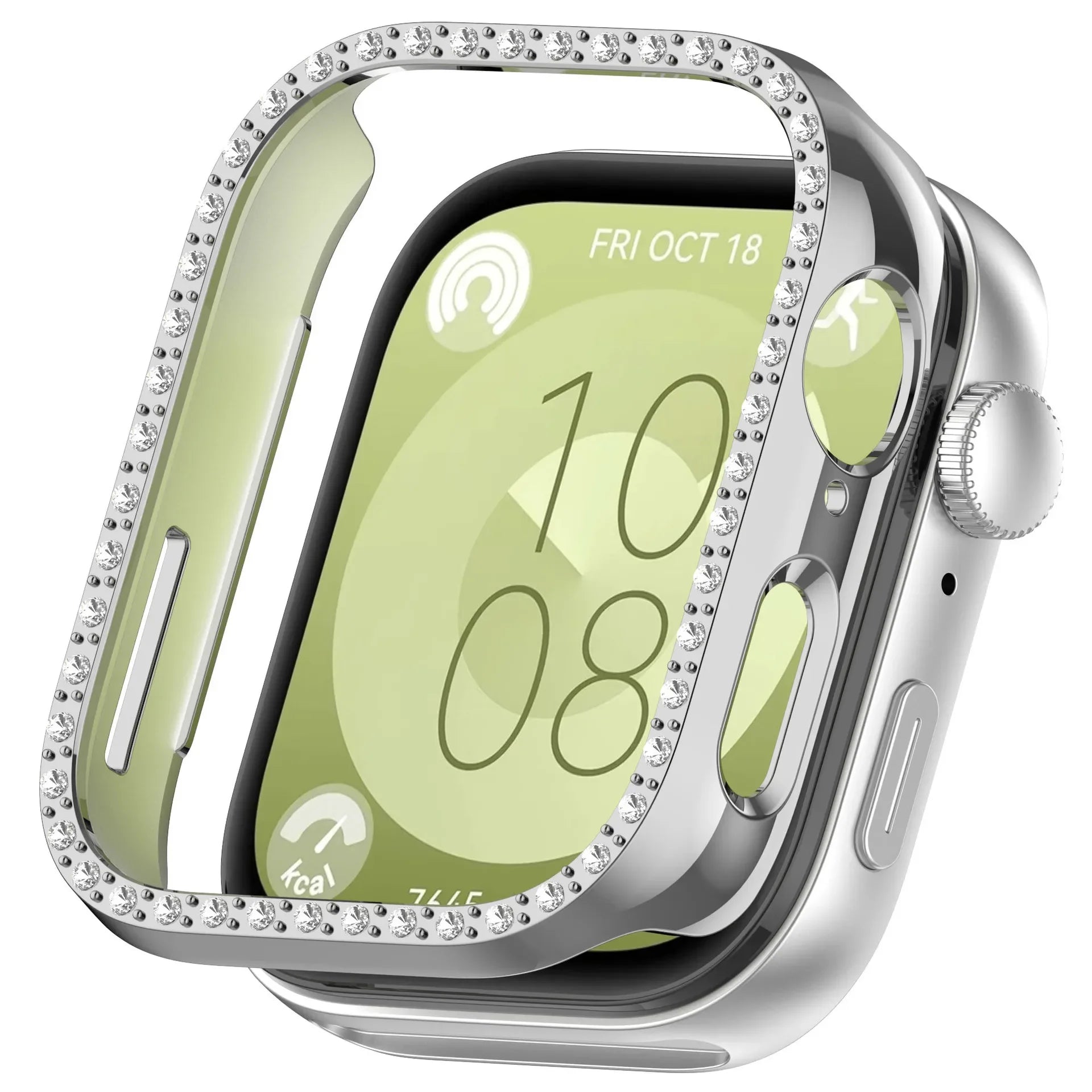 New PC Diamond Protective Case Shell Smart Watch Diamond Bumper Accessories Anti-Scratch Screen Protector for Huawei Watch Fit 3