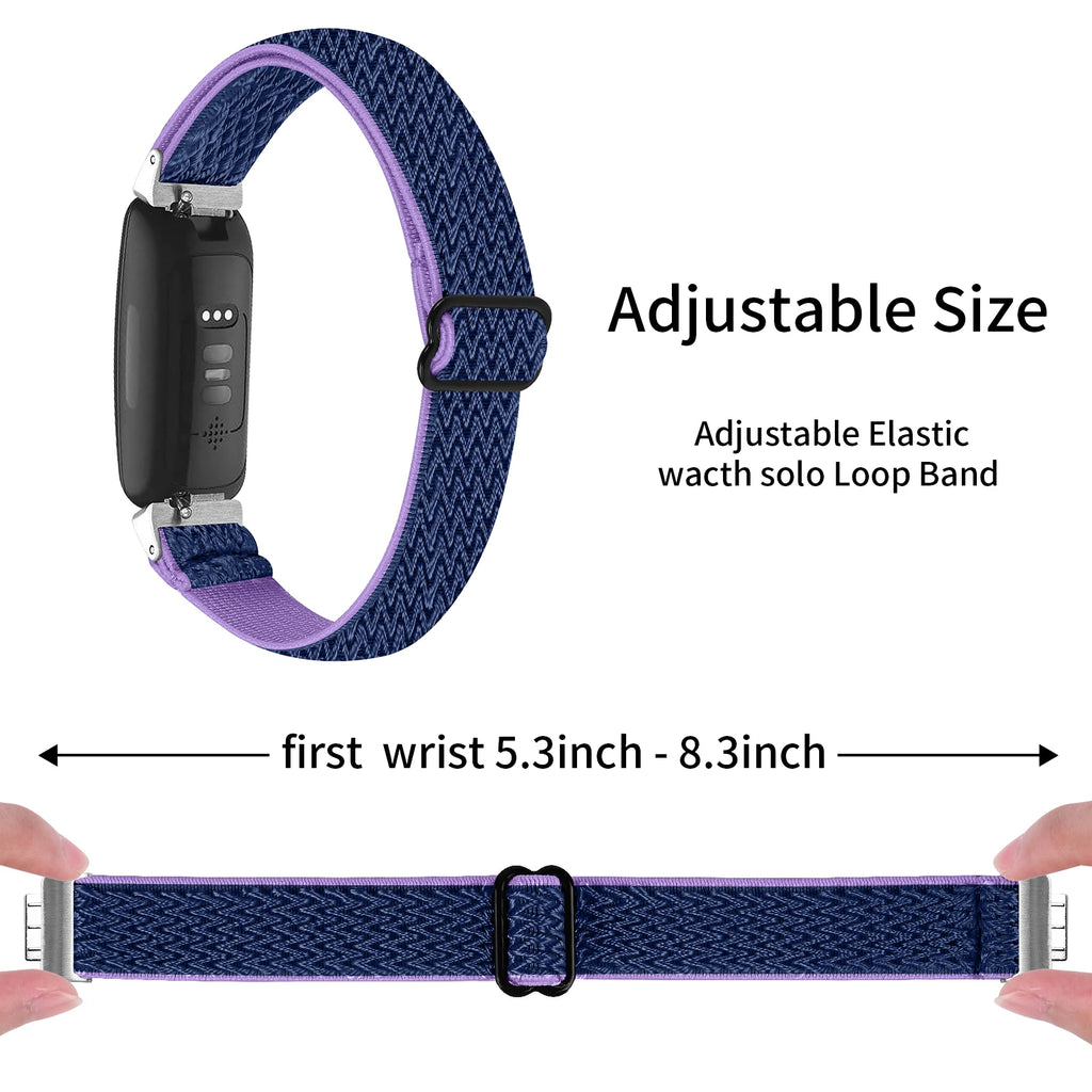 Nylon elastic band for Fitbit inspire 2 /ace 3 2 smart Watch adjustable Bracelet strap for fitbit inspire / Inspire 3 Wristband
