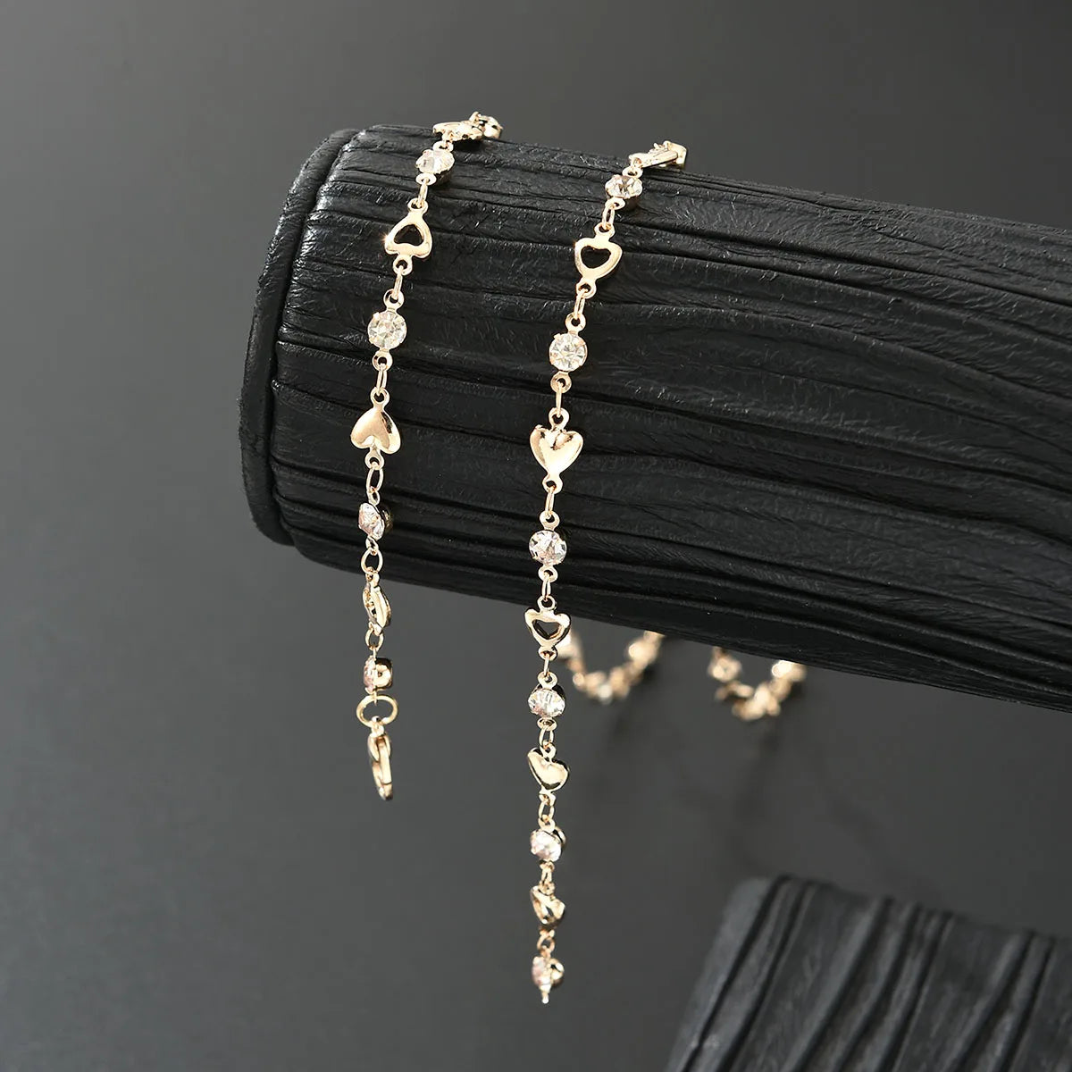 New Luxury Zircon Long Tassel Necklaces for Women Bohemian Shiny Gold Color Heart Crystal Choker Party Jewelry Accessories 2025