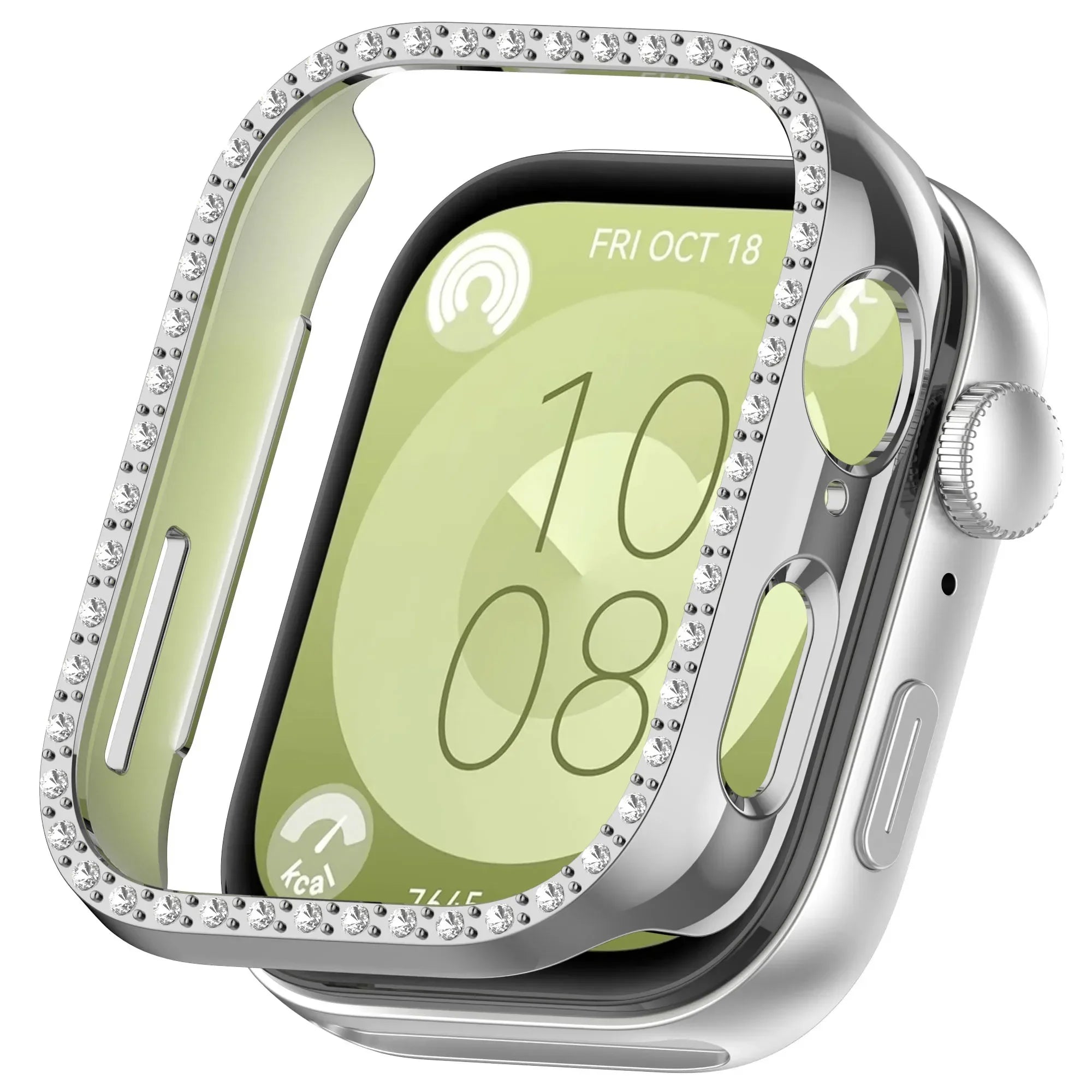 New PC Diamond Protective Case Shell Smart Watch Diamond Bumper Accessories Anti-Scratch Screen Protector for Huawei Watch Fit 3