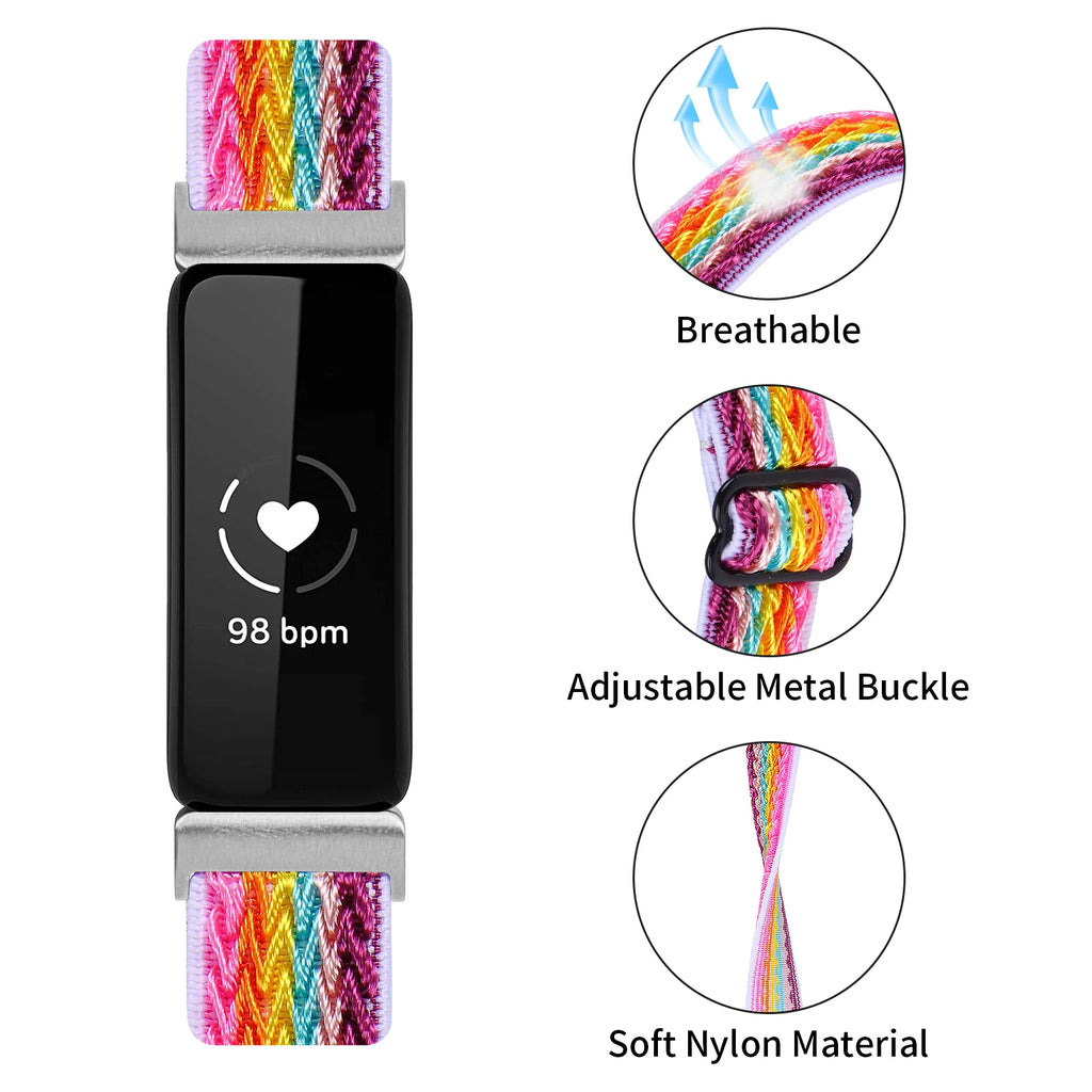Nylon elastic band for Fitbit inspire 2 /ace 3 2 smart Watch adjustable Bracelet strap for fitbit inspire / Inspire 3 Wristband