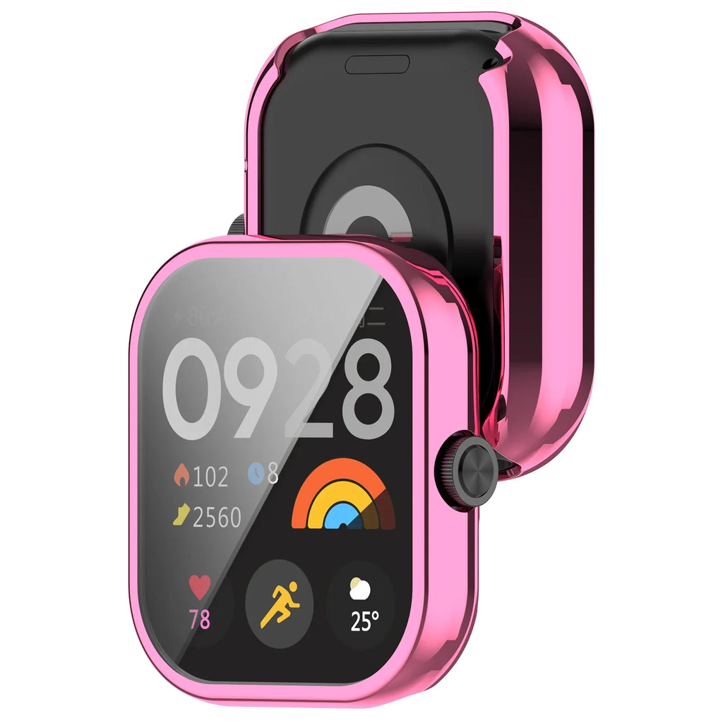 TPU Screen Protector case For Redmi Watch 4 Smart Watch Silicone Bumper Accessories For Redmi watch 3 active Protector Frame