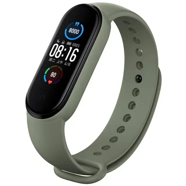 Watch Strap For Xiaomi Mi Band 7 6 5 4 3 Wristband Silicone Bracelet Wrist Straps MiBand 3/4 band5 band6 Smart watch Accessories
