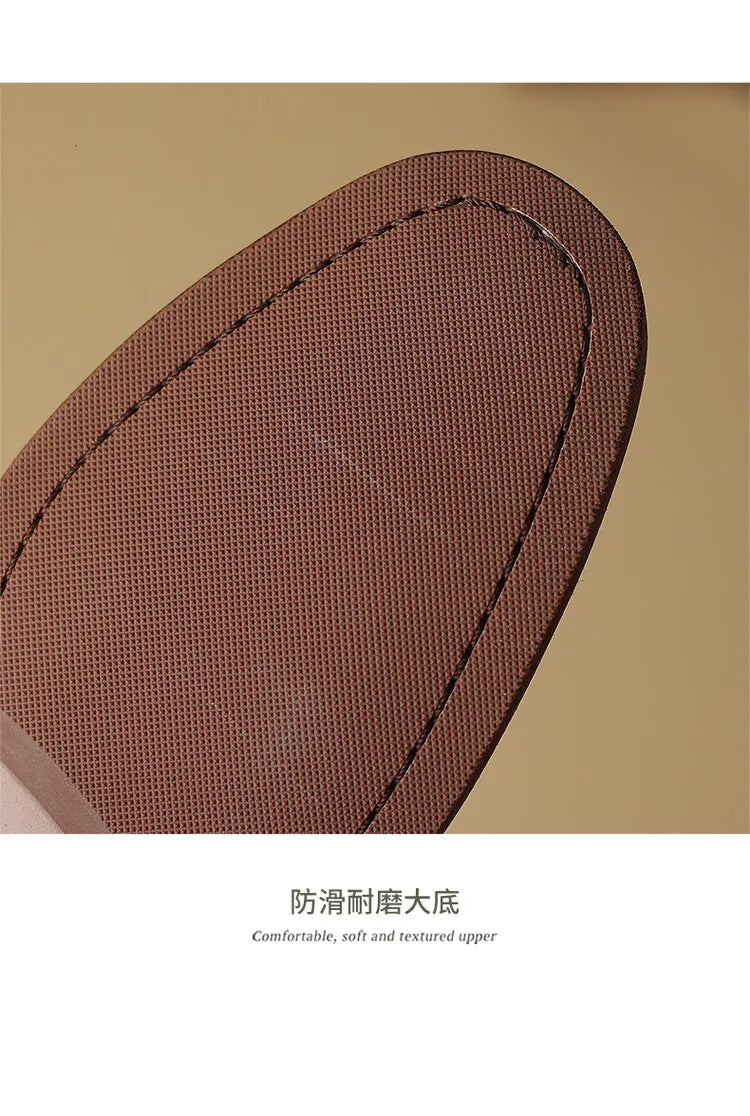 Shoes for Women 2026 Summer Brown Casual Flats Ladies Shoe Fashion Suede Loafers Soft Sole Non-Slip Feminino Zapatos Mujer