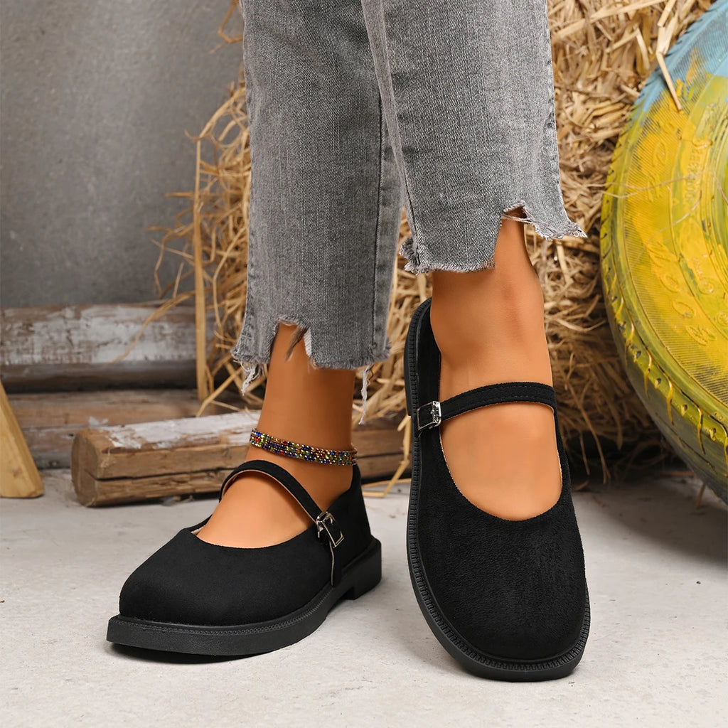 Flat Shoes for Women Comfortable Shoes Women  Walking Outwear Women Fashionable Casual Shoe Mary Jane elegant luxury
