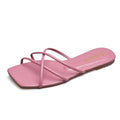 Double Toe Flip-flops Women 2026 Summer New Designer Slipper Shoes Female Casual Flat Fashion Causal Big Size Slippers Ladies