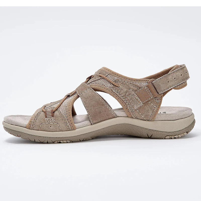 Summer Women Sandals Solid Color Hollow Out Casual Lady Sandalias Drawstring Adjustable Fashion Outdoor Beach Shoes Streetwear