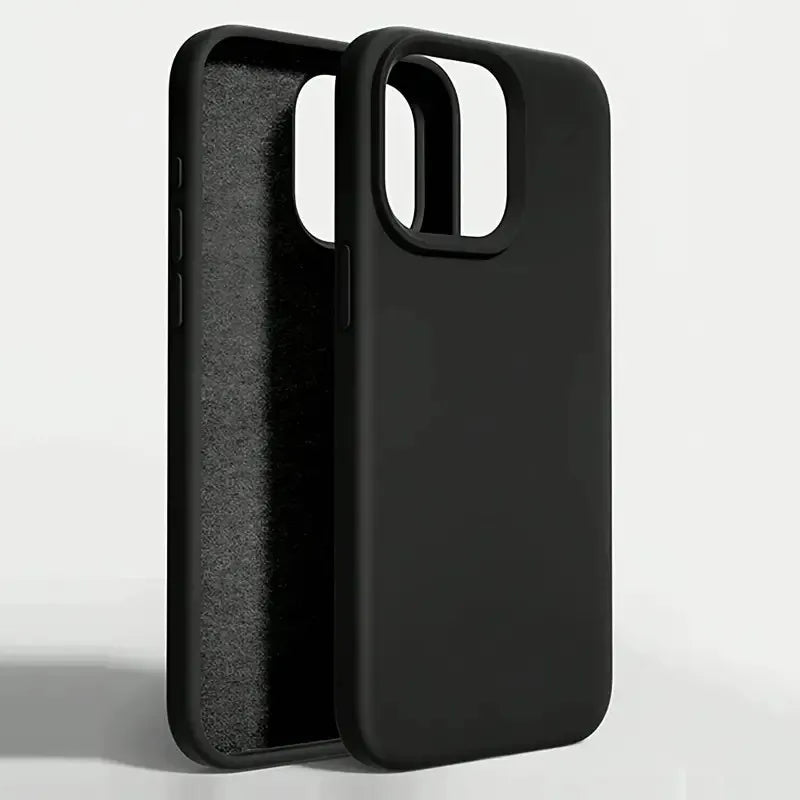Luxury Solid Color Liquid Silicone Soft Phone Case For iPhone 16 Pro Max 11 13 12 14 15 Pro Max Shockproof Protection Back Cover