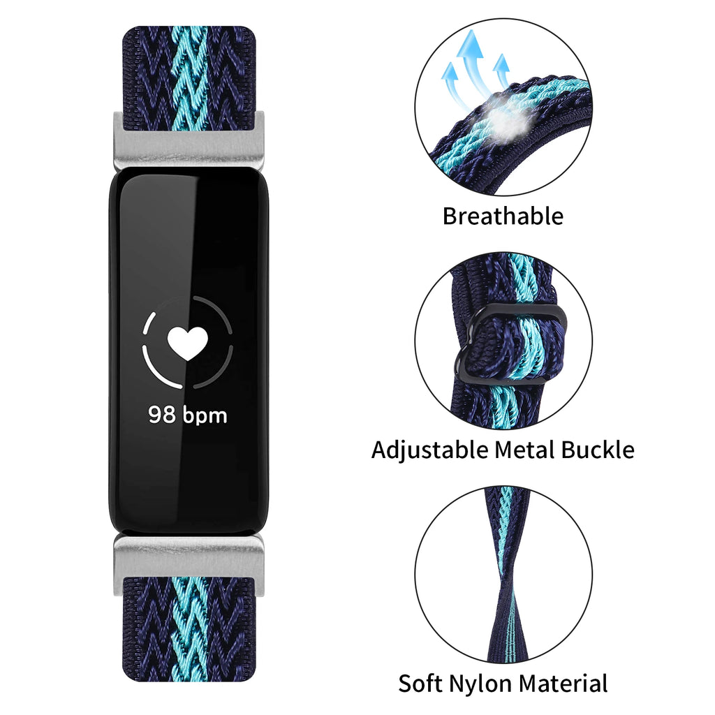 Nylon elastic band for Fitbit inspire 2 /ace 3 2 smart Watch adjustable Bracelet strap for fitbit inspire / Inspire 3 Wristband