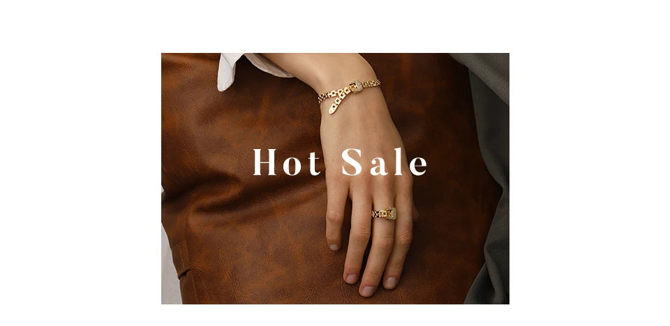 Peri'sbox 3pcs Stainless Steel Waterproof Women Rings Multi-layer Metal Texture Geometric Chain Open Ring Fashion Party Jewelry