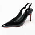 Sexy Brand Pointed Toe Thin High Heels Women Hollow Elegant Office Shoes Patent Leather Classic Designer Sandals Women Pumps