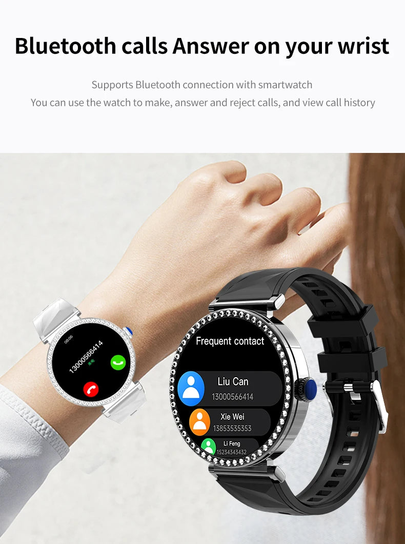 IYTSFY Smartwatch Luxury Fashion Female Physiological Reminder Bluetooth Music Women's Fashion Smart Watch Holiday Gift