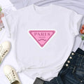Luxury Brand Paris Women's Summer Printed Tshirt Casual Y2K Personality Sleeve Round Neck Women Clothing Vintage Clothes Graphic