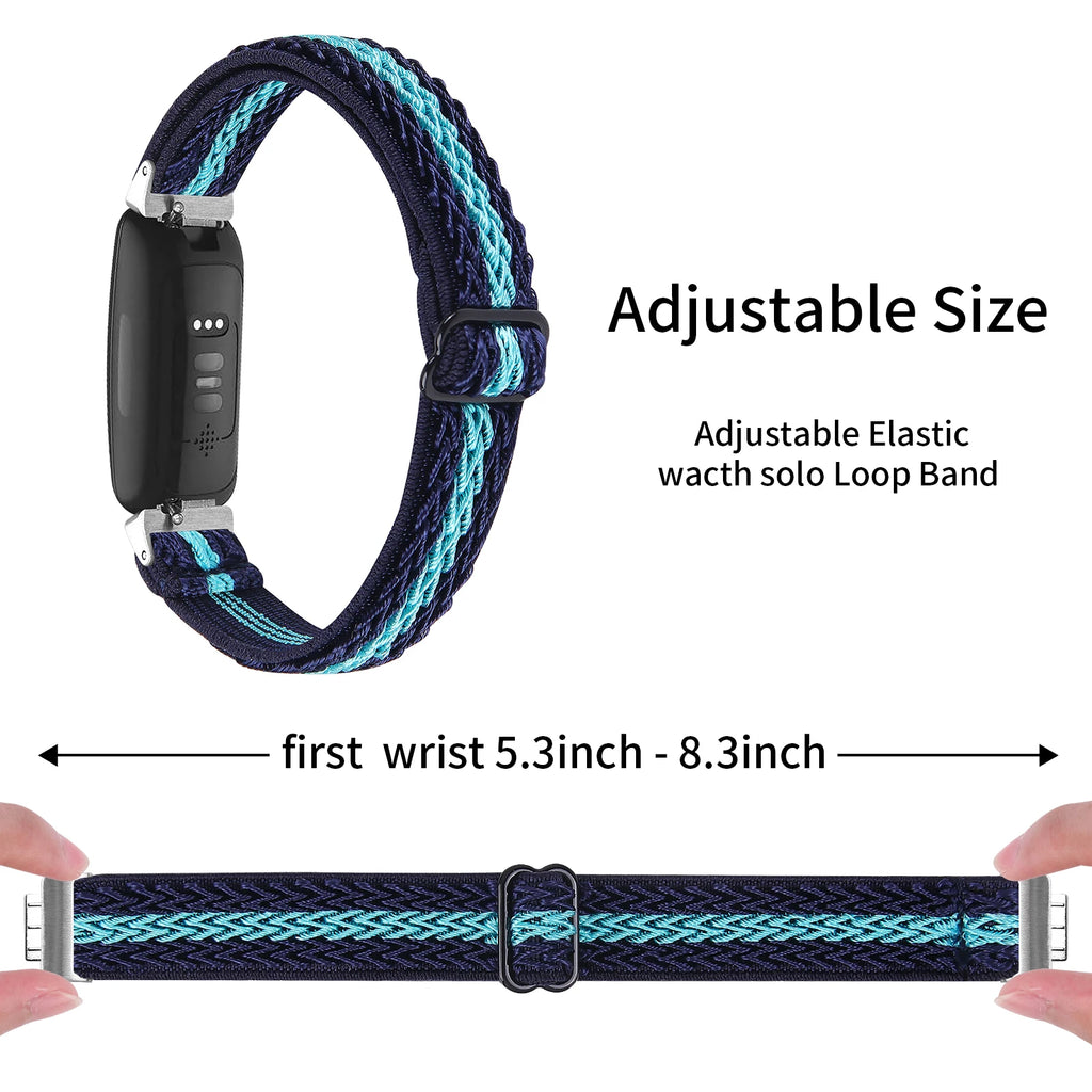 Nylon elastic band for Fitbit inspire 2 /ace 3 2 smart Watch adjustable Bracelet strap for fitbit inspire / Inspire 3 Wristband