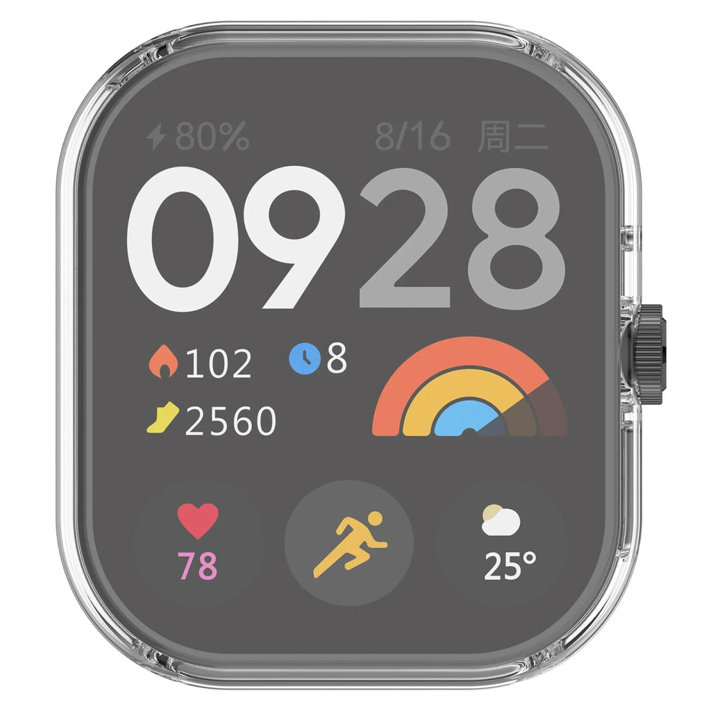 TPU Screen Protector case For Redmi Watch 4 Smart Watch Silicone Bumper Accessories For Redmi watch 3 active Protector Frame